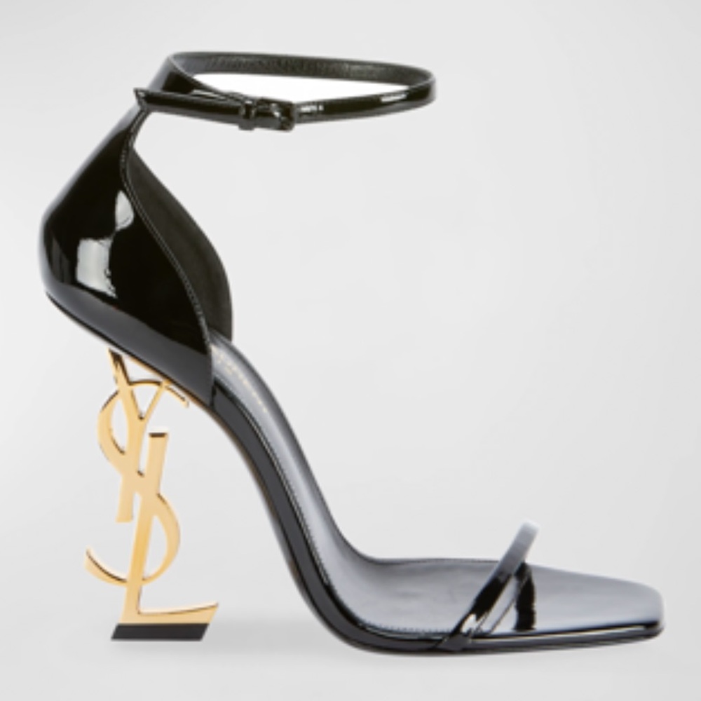 YSL Patent Leather Opyum Sandals